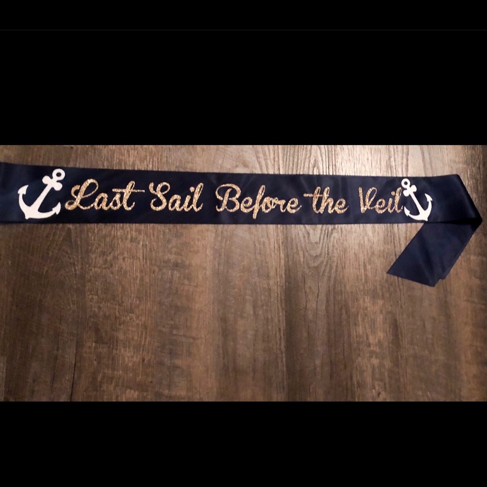 Bachelorette trip sash